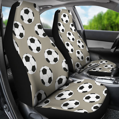 Soccer Ball Print Design LKS302 Car Seat Covers