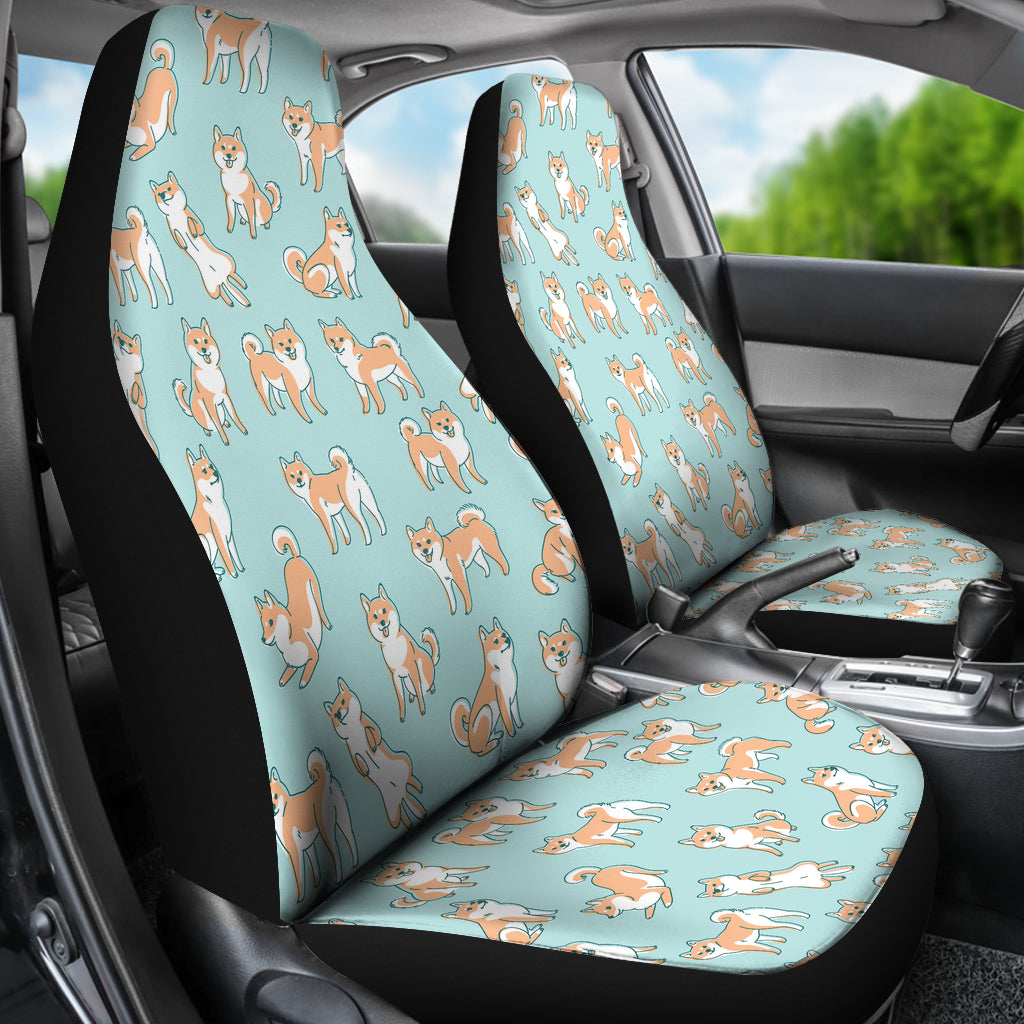 Shiba Inu Print Design LKS304 Car Seat Covers