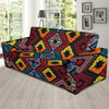 African Pattern Print Design 08 Sofa Slipcover