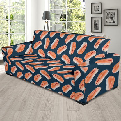 Salmon Steak Print Design LKS306 Sofa Slipcover