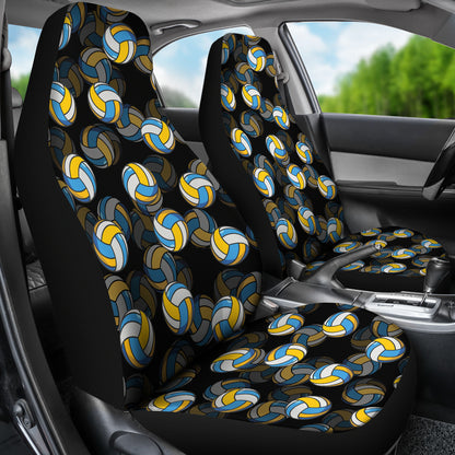 Volleyball Print Design LKS302 Car Seat Covers