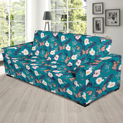 Butterfly Pattern Print Design 012 Sofa Slipcover