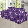 Aries Zodiac Pattern Print Design 02 Sofa Slipcover