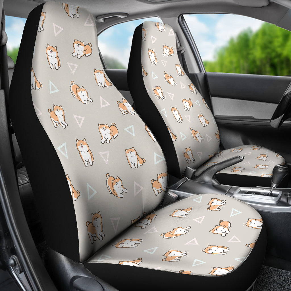 Shiba Inu Print Design LKS307 Car Seat Covers