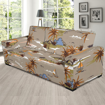 Pacific island Pattern Print Design A05 Sofa Slipcover