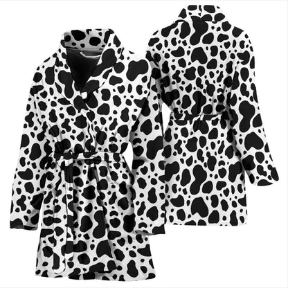 Cow Skin Pattern Print Design 04 Women Bathrobe
