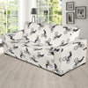 Mountain bike Pattern Print Design 01 Sofa Slipcover