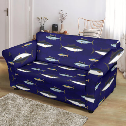 Tuna Fish Print Design LKS304 Loveseat Couch Slipcover