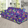 Roller skate Colorful Pattern Print Design A05 Sofa Slipcover