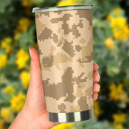 ACU Digital Desert Camouflage Tumbler