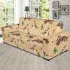 Rodeo Pattern Print Design A02 Sofa Slipcover