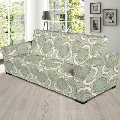 Cantaloupe Pattern Print Design 01 Sofa Slipcover