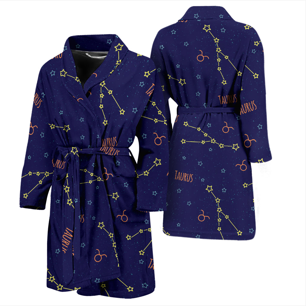 Taurus Print Design LKS301 Men Bathrobe