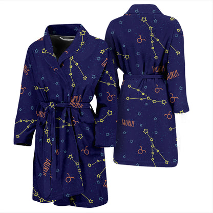 Taurus Print Design LKS301 Men Bathrobe