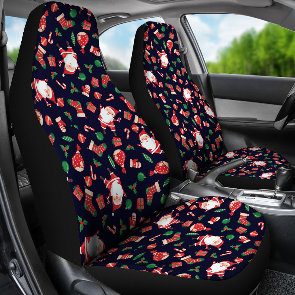 Santa Christmas Themed Print Design LKS304 Car Seat Covers