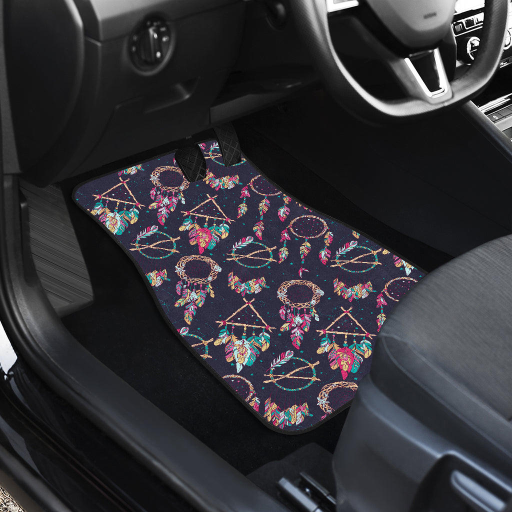 Boho Dream Catcher Colorful Car Floor Mats Front Back