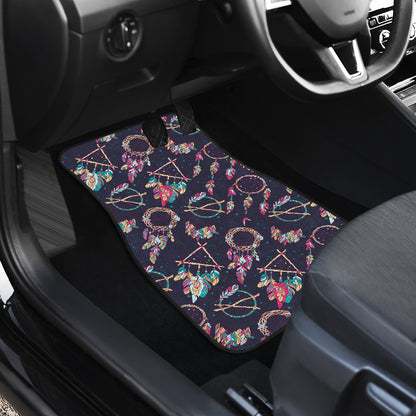 Boho Dream Catcher Colorful Car Floor Mats Front Back