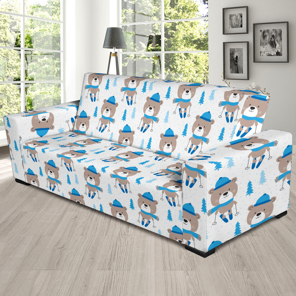 Ski Print Design LKS306 Sofa Slipcover