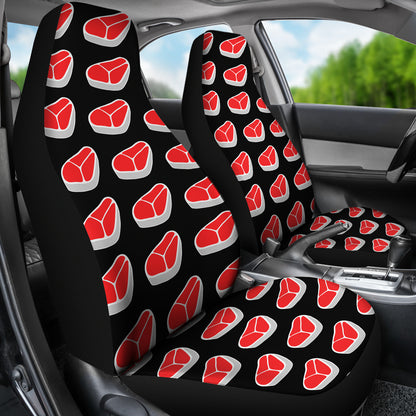 Steak Print Design LKS303 Car Seat Covers
