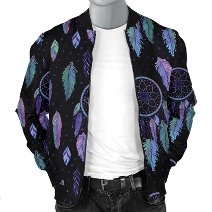 Dream Catcher Tribal Design Men Bomber Jacket