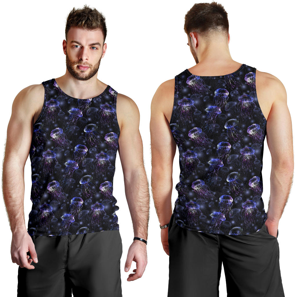 Jellyfish Themed Men Tank Top