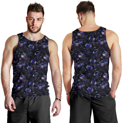Jellyfish Themed Men Tank Top