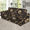 Pirate Pattern Print Design A03 Sofa Slipcover