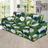 Lily Pattern Print Design 04 Sofa Slipcover