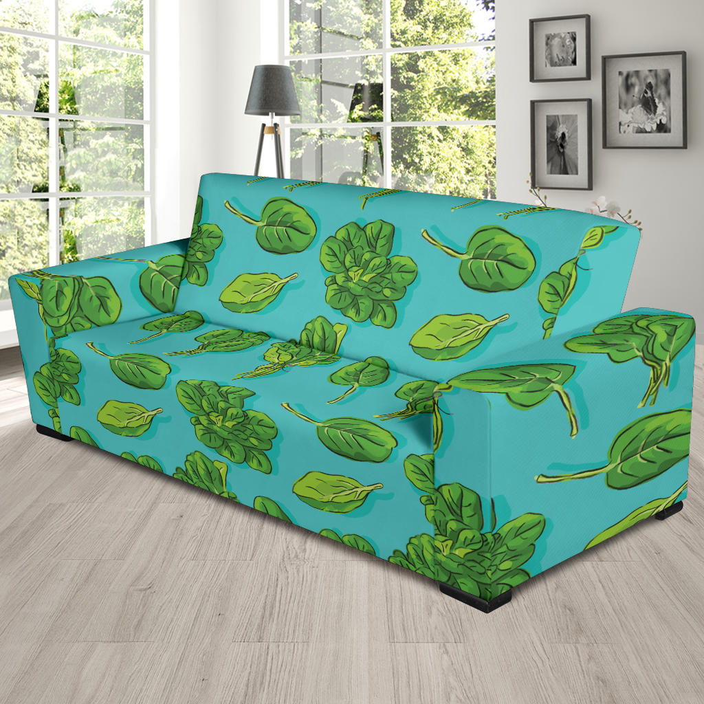 Spinach Print Design LKS301 Sofa Slipcover