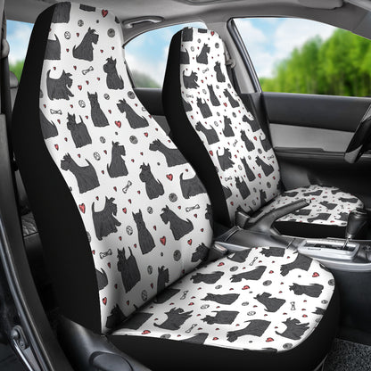 Scottish Terriers Print Design LKS3015 Car Seat Covers