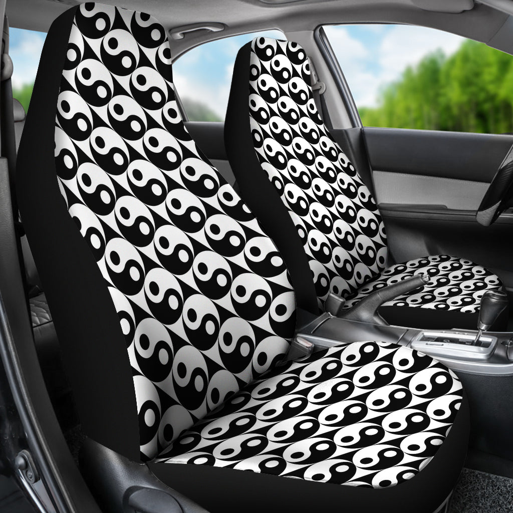 Yin Yang Print Design LKS304 Car Seat Covers