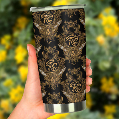 Eye of Horus Mandala Style Tumbler