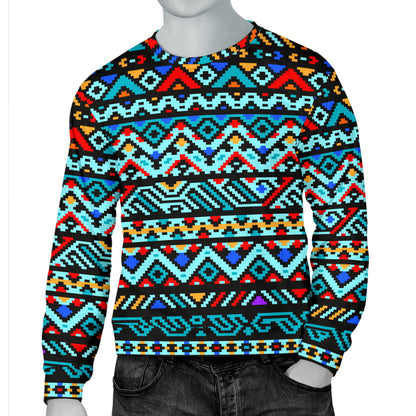 Southwestern Style Men Long Sleeve Sweatshirt