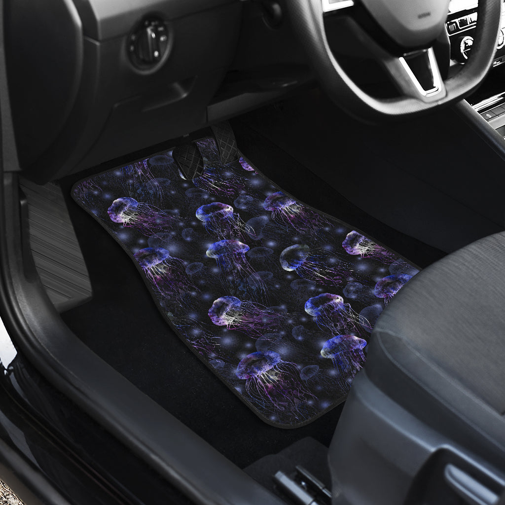 Jellyfish Themed Car Floor Mats Front Back
