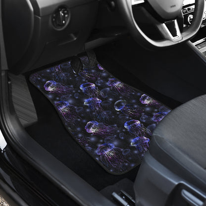 Jellyfish Themed Car Floor Mats Front Back
