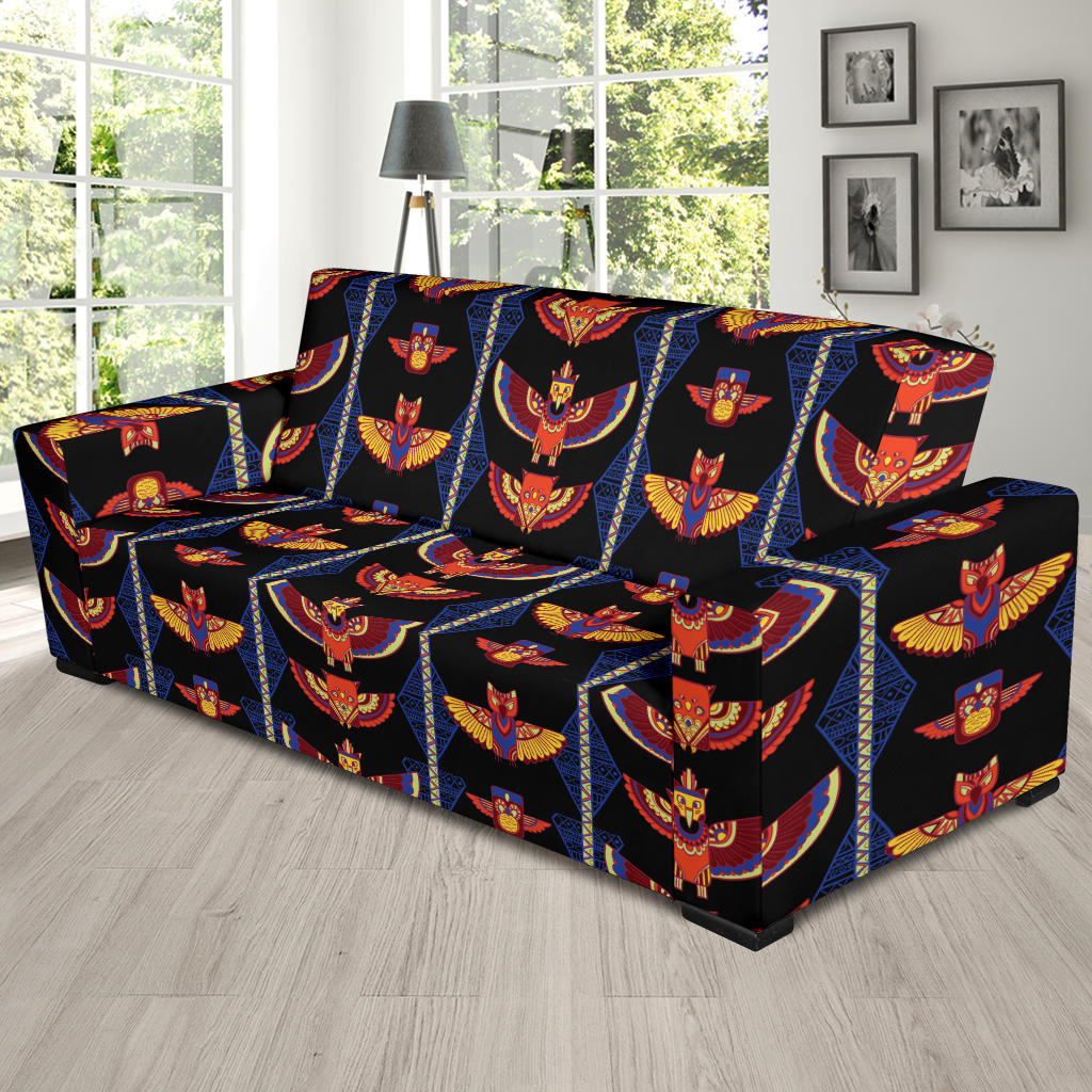 Totem Print Design LKS301 Sofa Slipcover