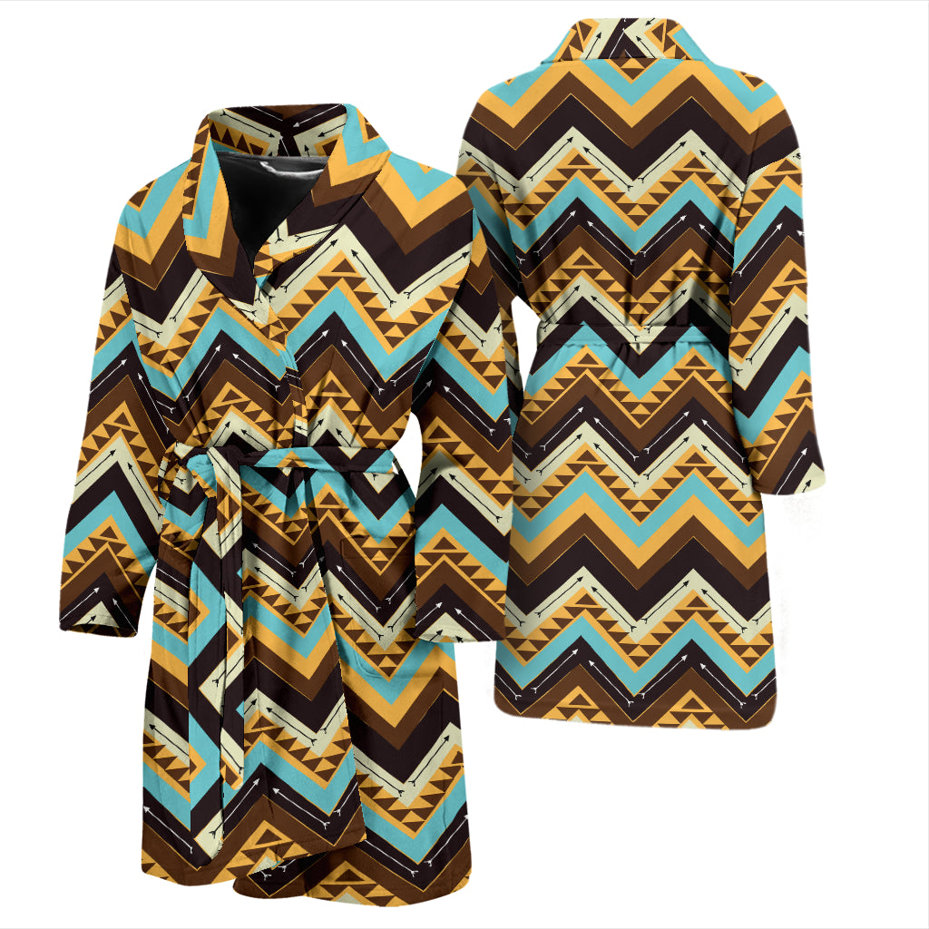Southwest Pattern Print Design LKS301 Men Bathrobe