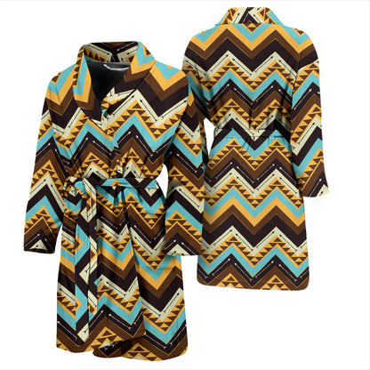 Southwest Pattern Print Design LKS301 Men Bathrobe