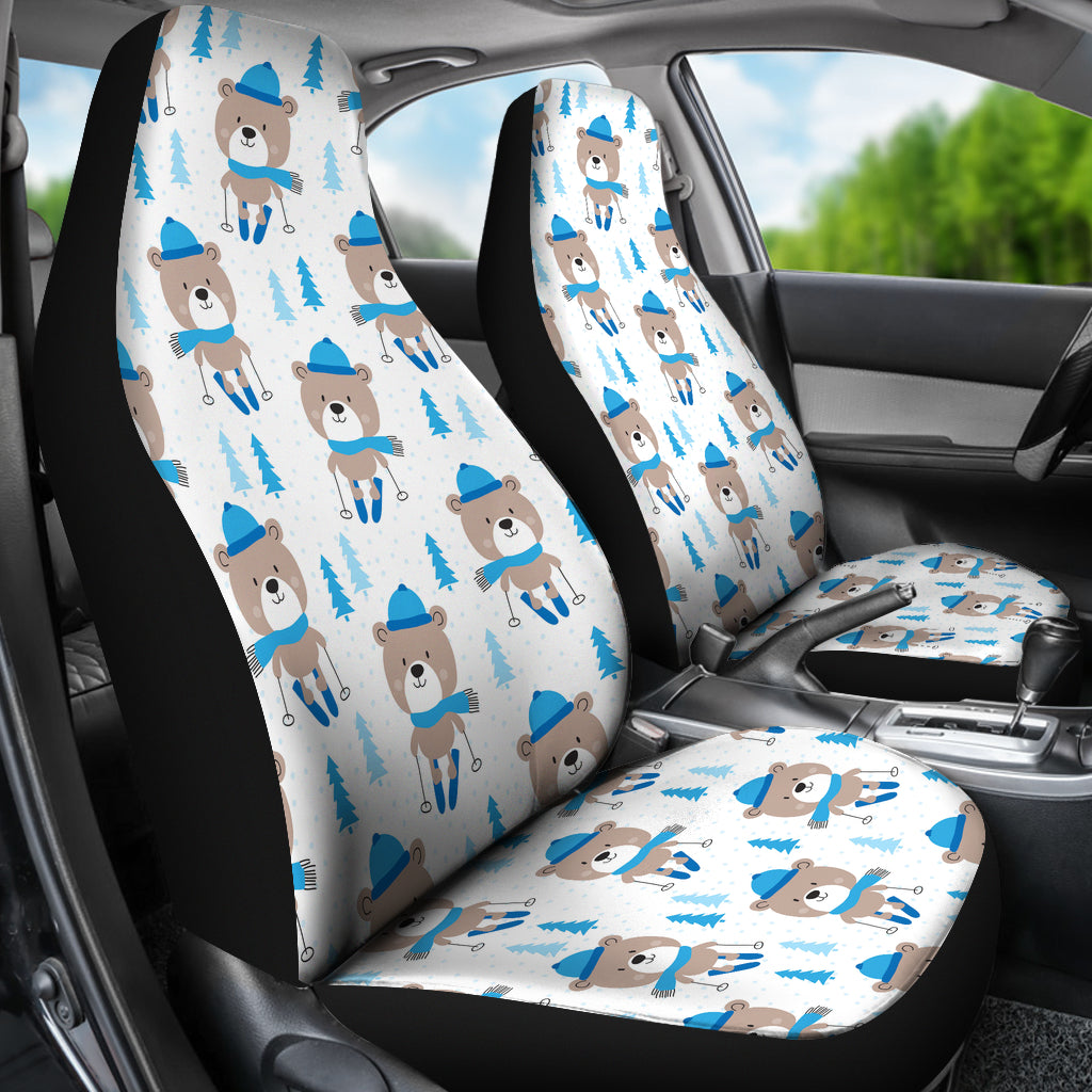 Ski Print Design LKS306 Car Seat Covers