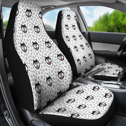 Siberian Huskies Print Design LKS305 Car Seat Covers