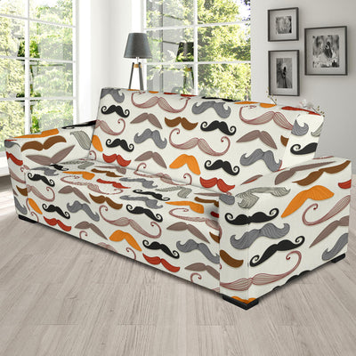 Mustache Pattern Print Design A02 Sofa Slipcover