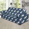 Chihuahua Pattern Print Design 03 Sofa Slipcover