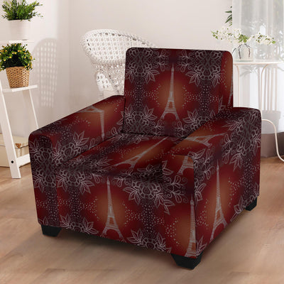 Eiffel Tower Drawing Print Armchair Slipcover