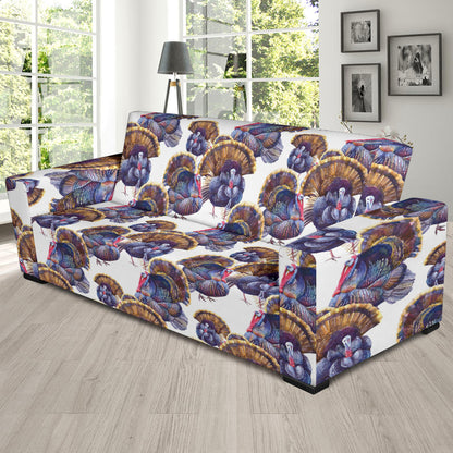 Turkey Pattern Print Design 01 Sofa Slipcover