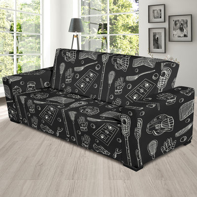 Lacrosse Pattern Print Design 01 Sofa Slipcover