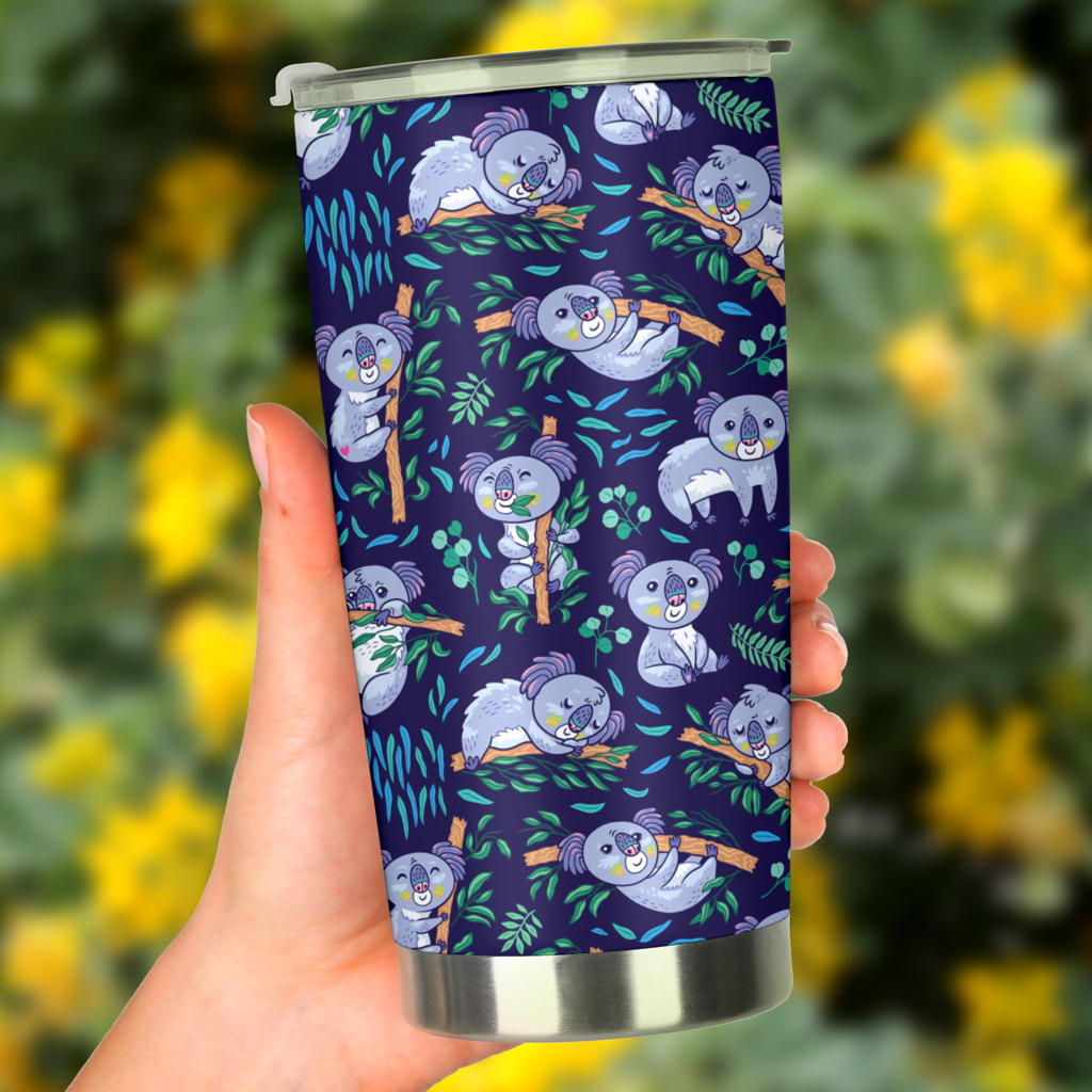 Koala Themed Design Print Tumbler