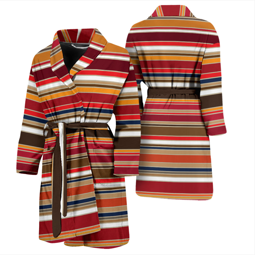 Serape Print Design LKS301 Men Bathrobe