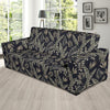 Banana Leaf Pattern Print Design 07 Sofa Slipcover