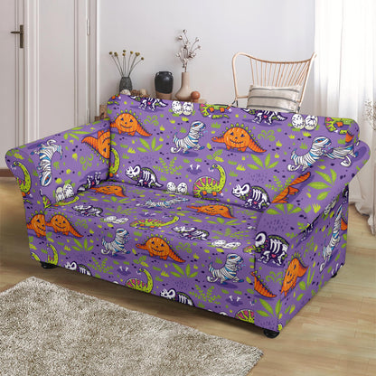 Zombie Dinosaur Print Design LKS302 Loveseat Couch Slipcover