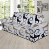 Goat Pattern Print Design 03 Sofa Slipcover